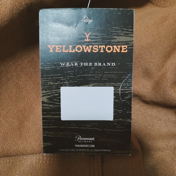 NEW Yellowstone Dutton Ranch Ballistic Duck Hoodie Sz L Kangaroo Pouch - Picture 5 of 9